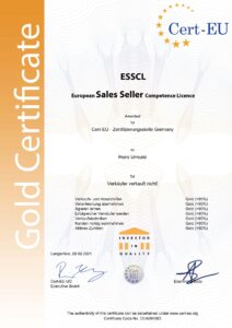 Zertifikat ESSCL.